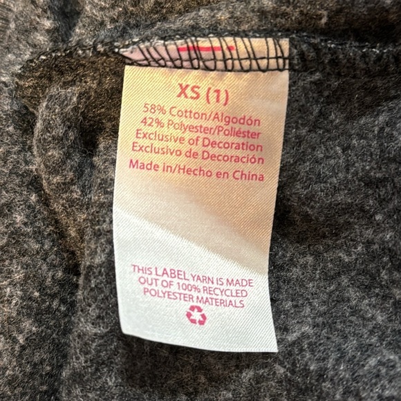 No Boundaries NOBO Free Spirit Graphic Juniors XS Washed Out Crewneck Sweatshirt - Picture 7 of 7